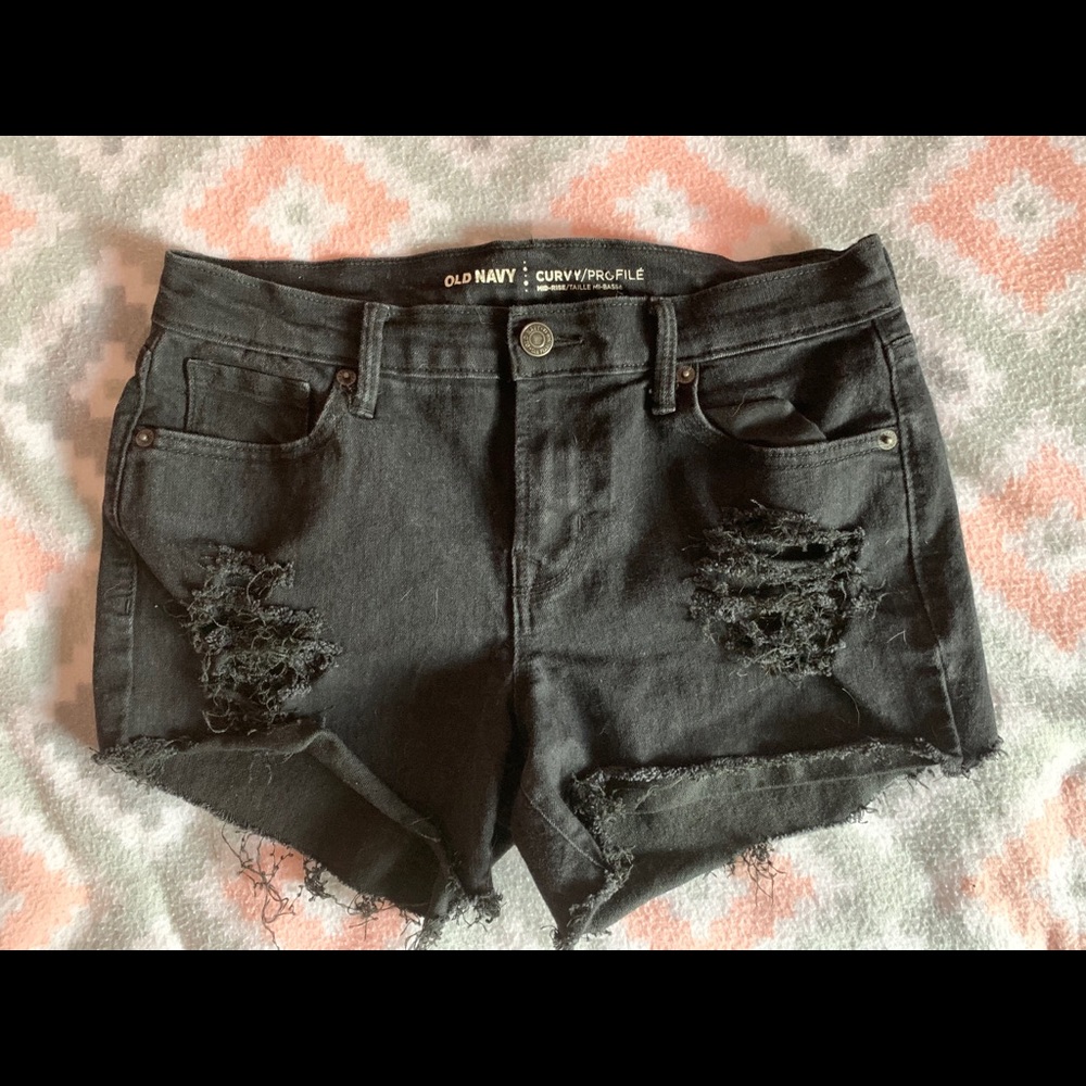 Ripped shorts